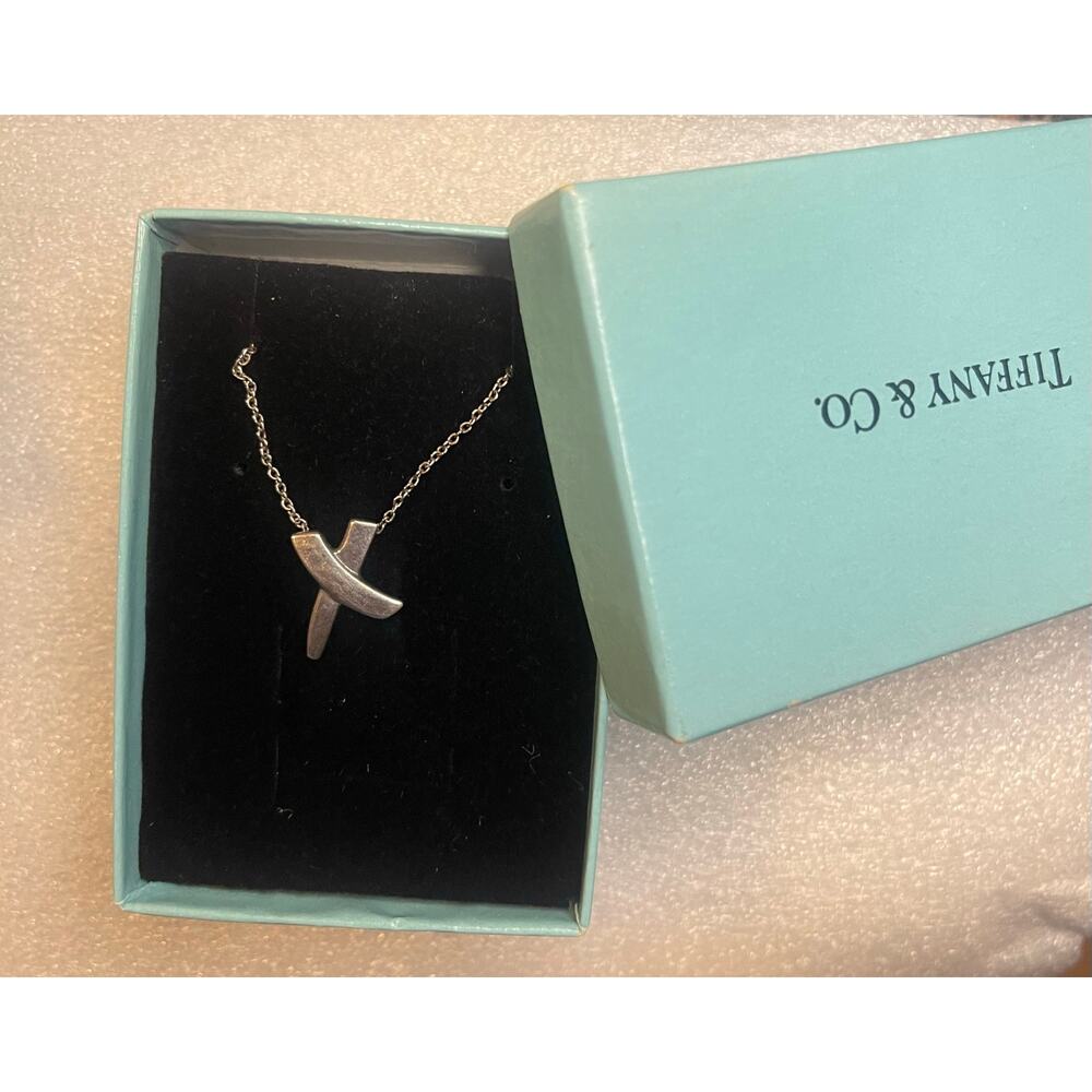 Tiffany & Co. Vintage Paloma's Graffiti X Pendant Necklace